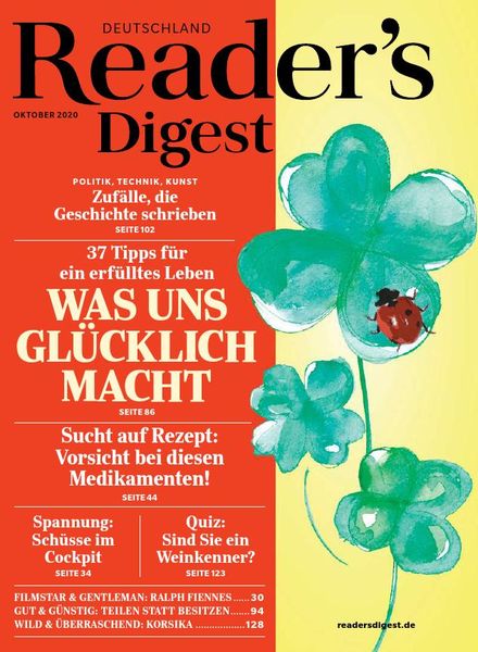 Reader’s Digest Germany – Oktober 2020