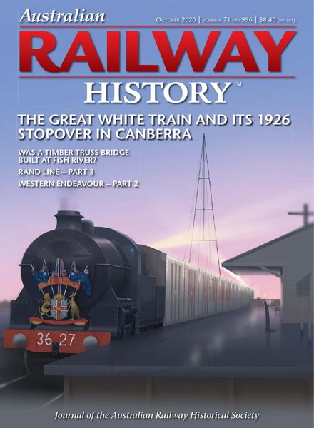 Australian Railway History – October 2020