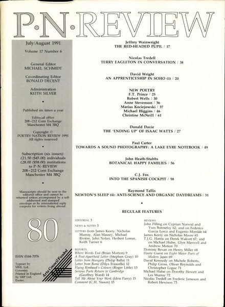 PN Review – July-August 1991