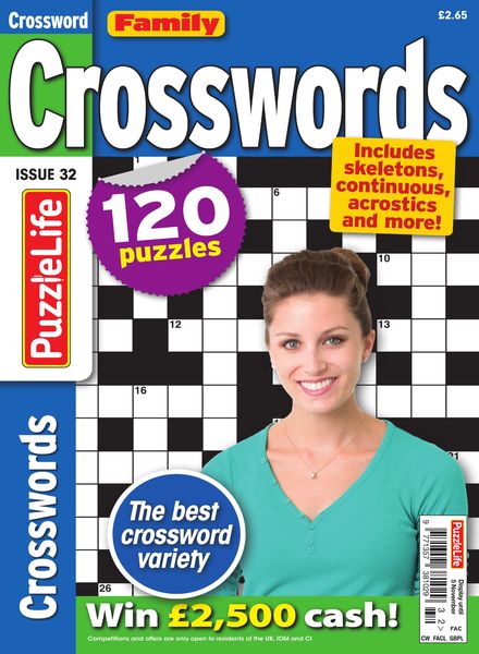 Family Crosswords – Issue 32 – October 2020