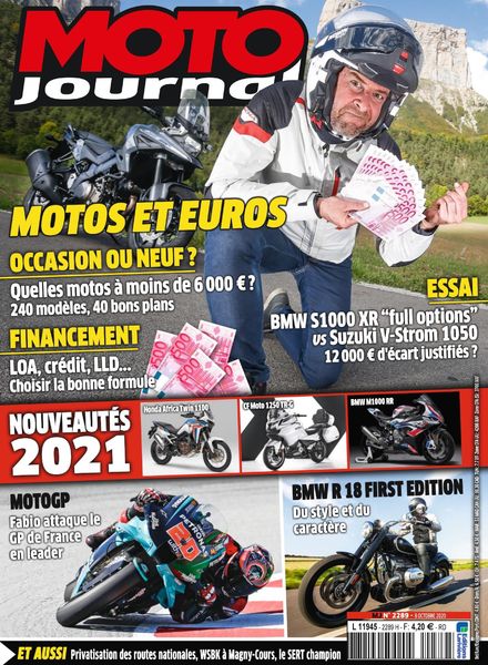 Moto Journal France – 8 Octobre 2020
