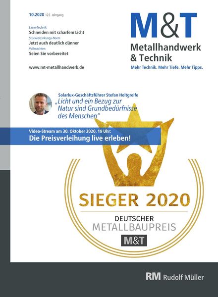M&T Metallhandwerk – September 2020