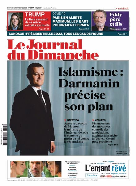 Le Journal du Dimanche – 04 octobre 2020