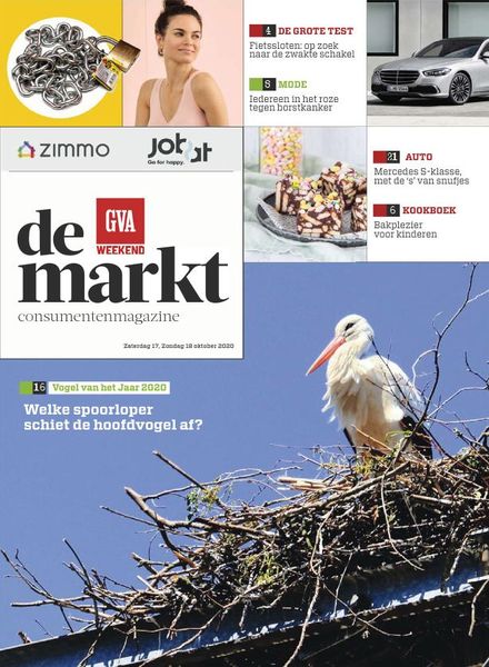 Gazet van Antwerpen De Markt – 17 oktober 2020