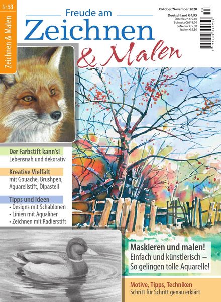 Freude am Zeichnen & Malen – Oktober-November 2020