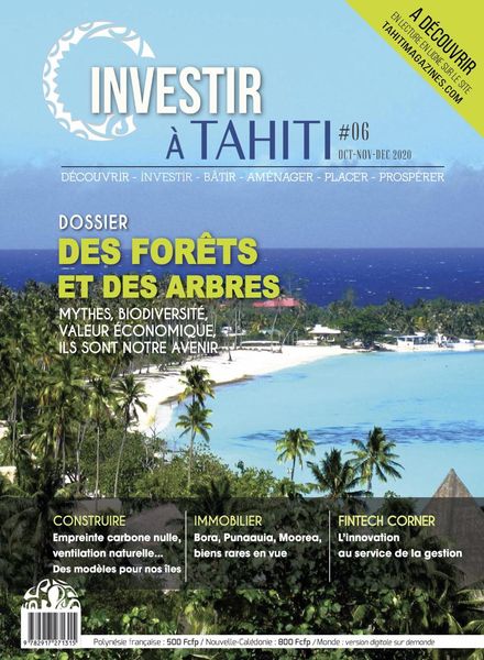 Investir a Tahiti – Octobre-Decembre 2020