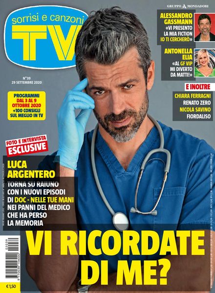 TV Sorrisi e Canzoni – 29 Settembre 2020
