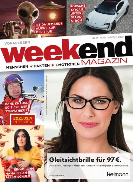 Weekend Magazin Vorarlberg – Nr 13, Oktober 2020