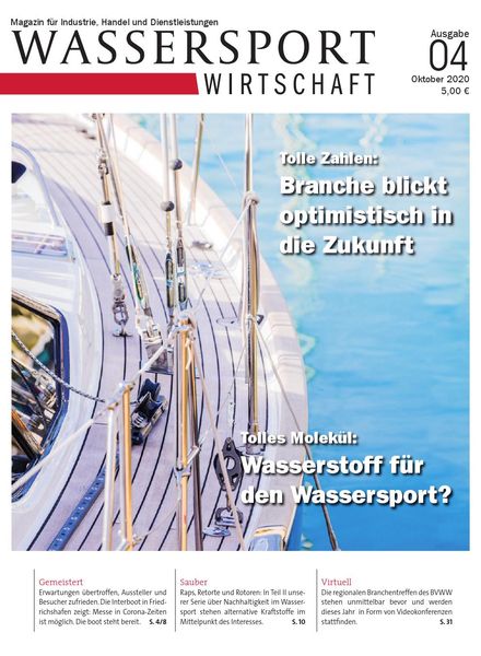 Wassersport Wirtschaft – Oktober 2020