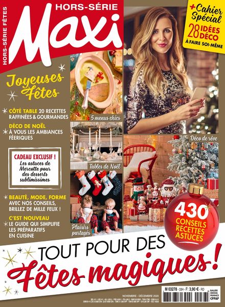 Maxi – Hors-Serie Fetes – Novembre-Decembre 2020