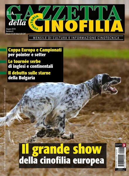 La Gazzetta Della Cinofilia Venatoria – Giugno 2019