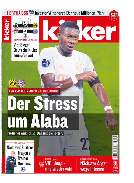 Kicker – 05 November 2020