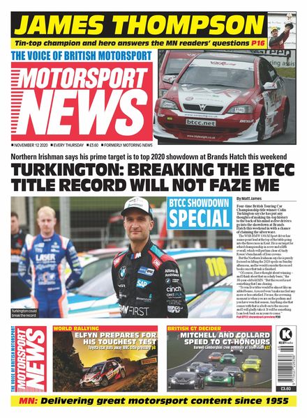 Motorsport News – November 12, 2020