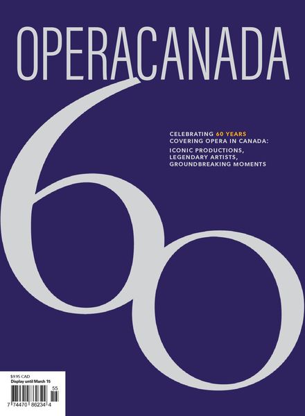Opera Canada – October 2020