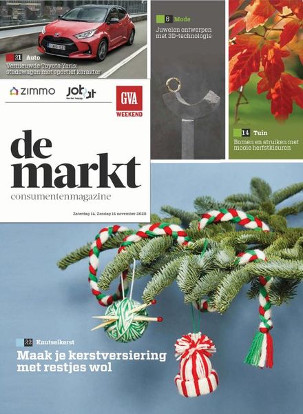 Gazet van Antwerpen De Markt – 14 november 2020