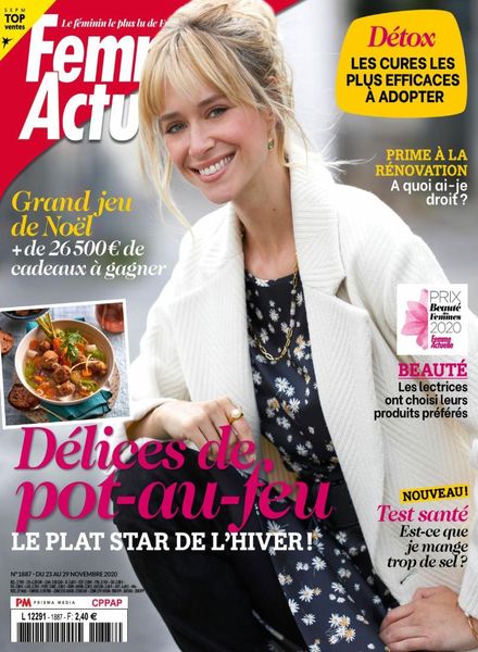 Femme Actuelle – 23 Novembre 2020