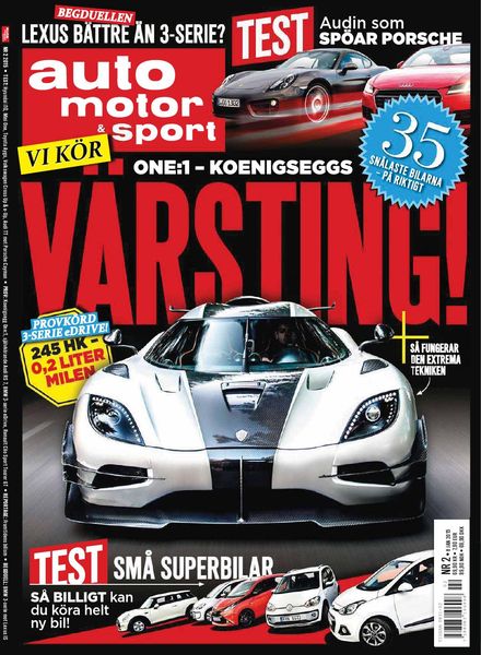 Auto Motor & Sport Sverige – 07 januari 2015