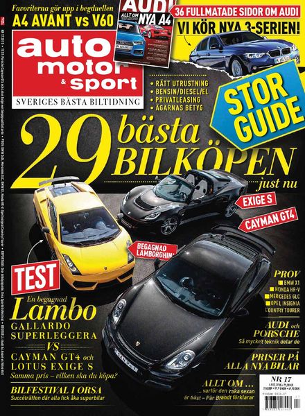 Auto Motor & Sport Sverige – 31 juli 2015