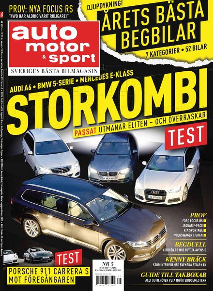 Auto Motor & Sport Sverige – 12 februari 2016