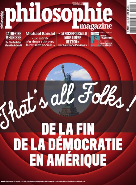Philosophie Magazine France – Octobre 2020