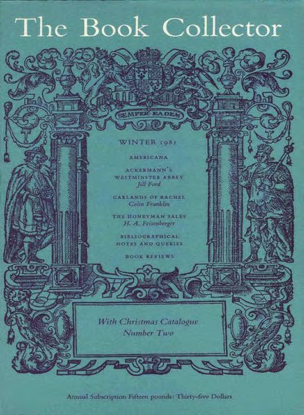 The Book Collector – Winter 1981