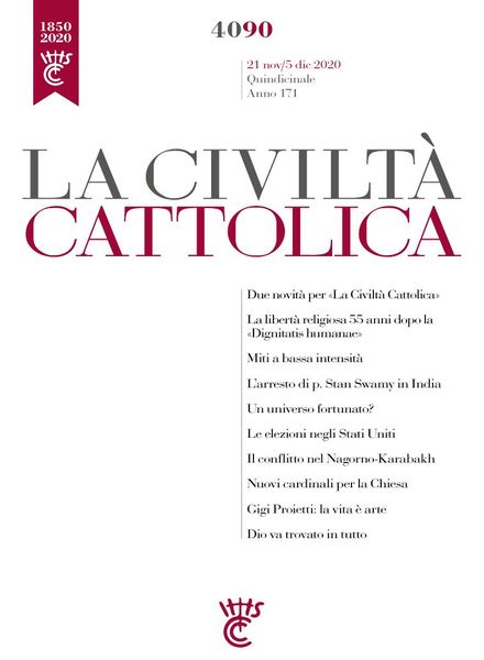 La Civilta Cattolica – 21 Novembre 2020