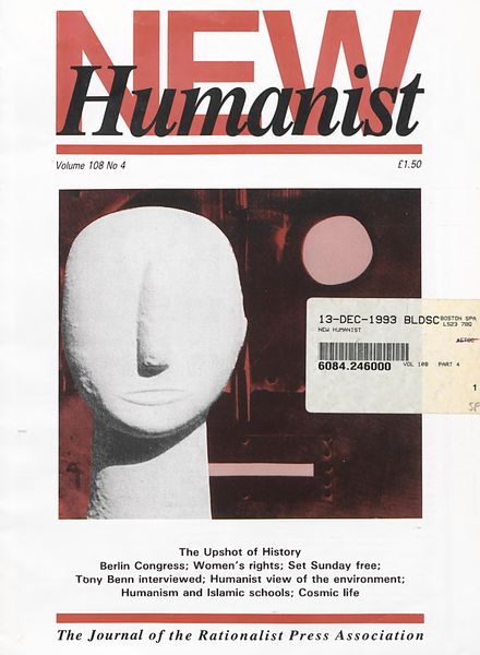 New Humanist – November 1993