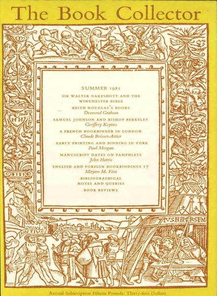 The Book Collector – Summer 1981