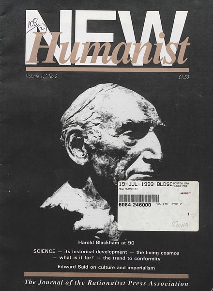 New Humanist – July 1993