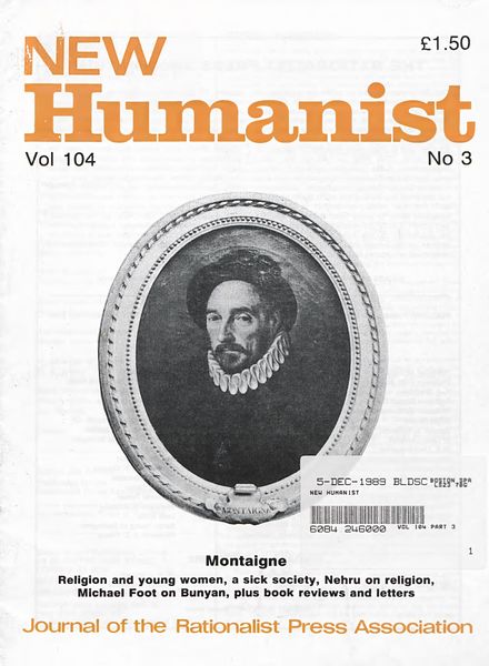 New Humanist – November 1989