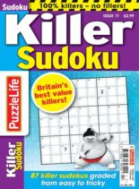 PuzzleLife Killer Sudoku – 10 December 2020