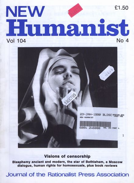 New Humanist – January 1990