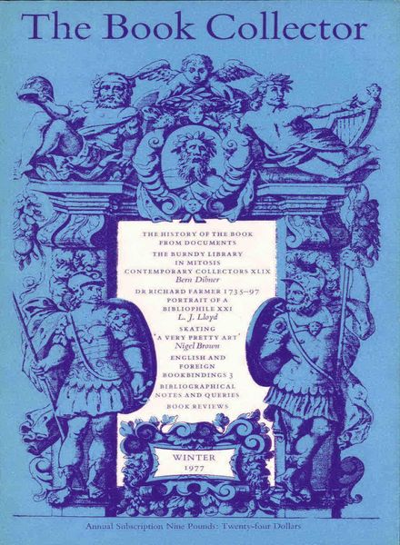 The Book Collector – Winter 1977