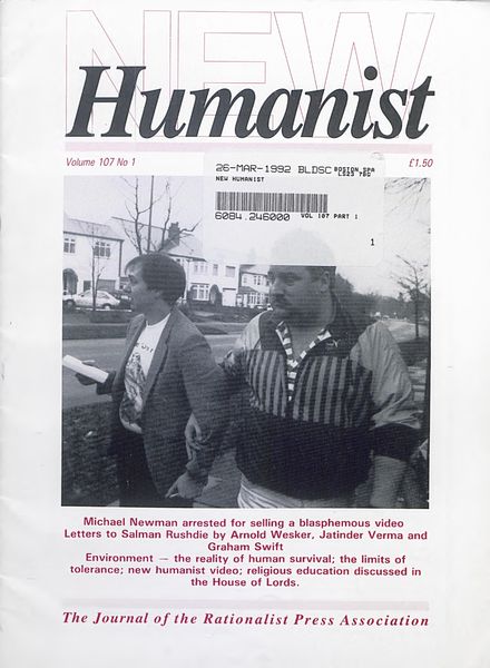 New Humanist – March 1992