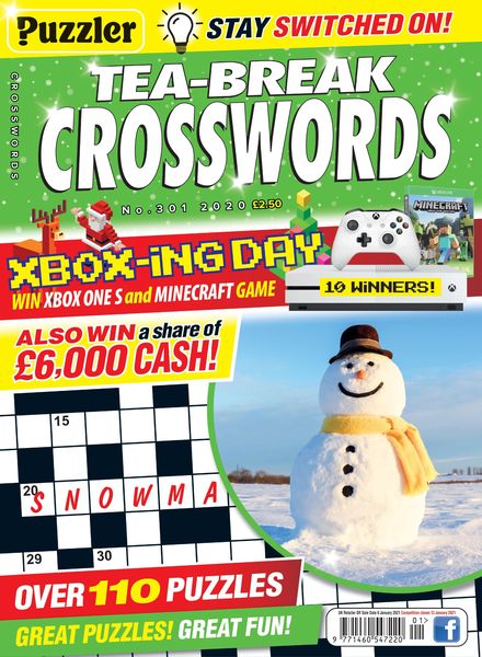 Puzzler Tea-Break Crosswords – December 2020