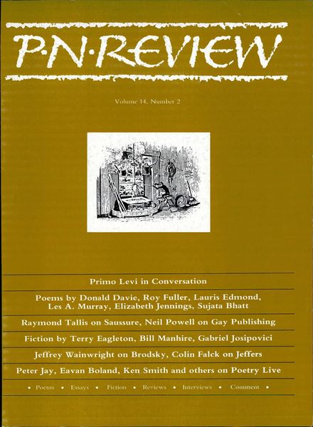 PN Review – November – December 1987