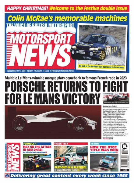 Motorsport News – December 17, 2020