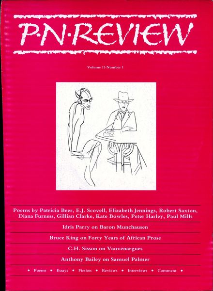 PN Review – September – October 1988