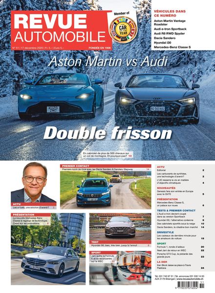 Revue Automobile – 17 decembre 2020
