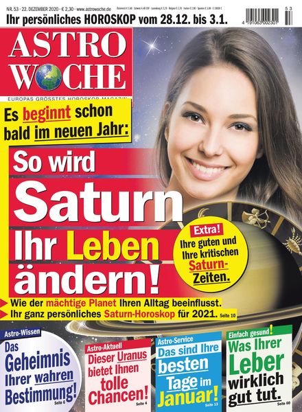 Astrowoche – 22 Dezember 2020