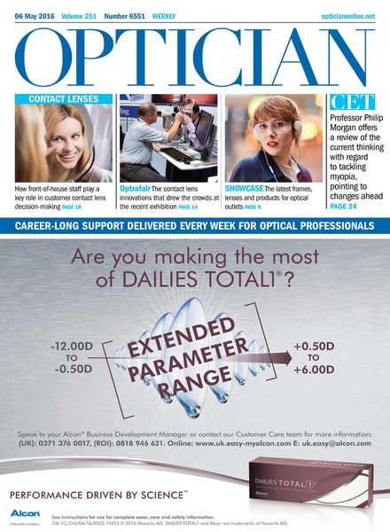 Optician – 6 May 2016