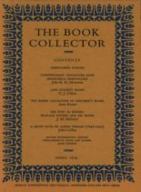 The Book Collector – Spring 1974