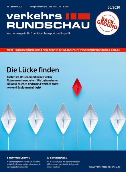 VerkehrsRundschau – 07 Dezember 2020
