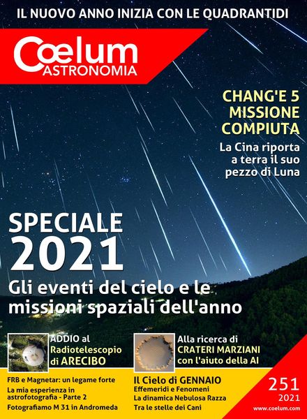 Coelum Astronomia – Numero 251 2021