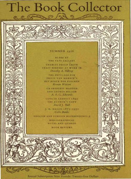 The Book Collector – Summer 1978