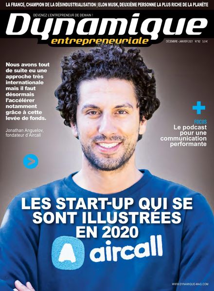 Dynamique Entrepreneuriale – Decembre 2020 – Janvier 2021