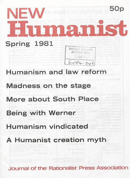 New Humanist – Spring 1981