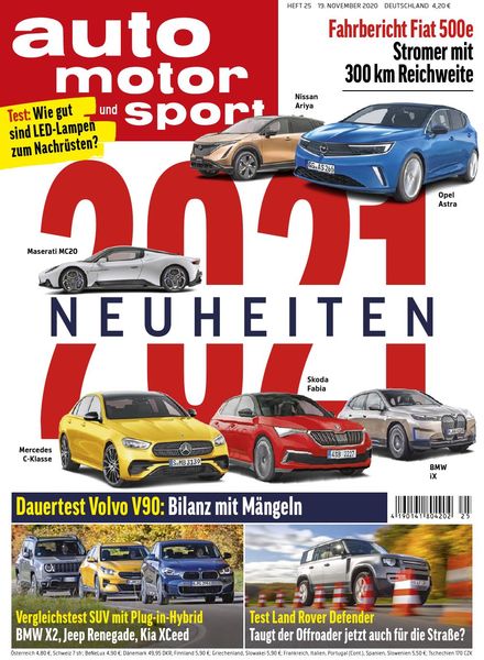 Auto Motor und Sport Magazin – 19 November 2020