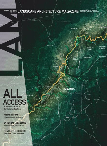 Landscape Architecture Magazine USA – January 2021