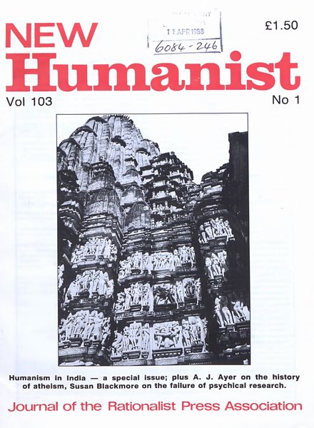 New Humanist – March 1988